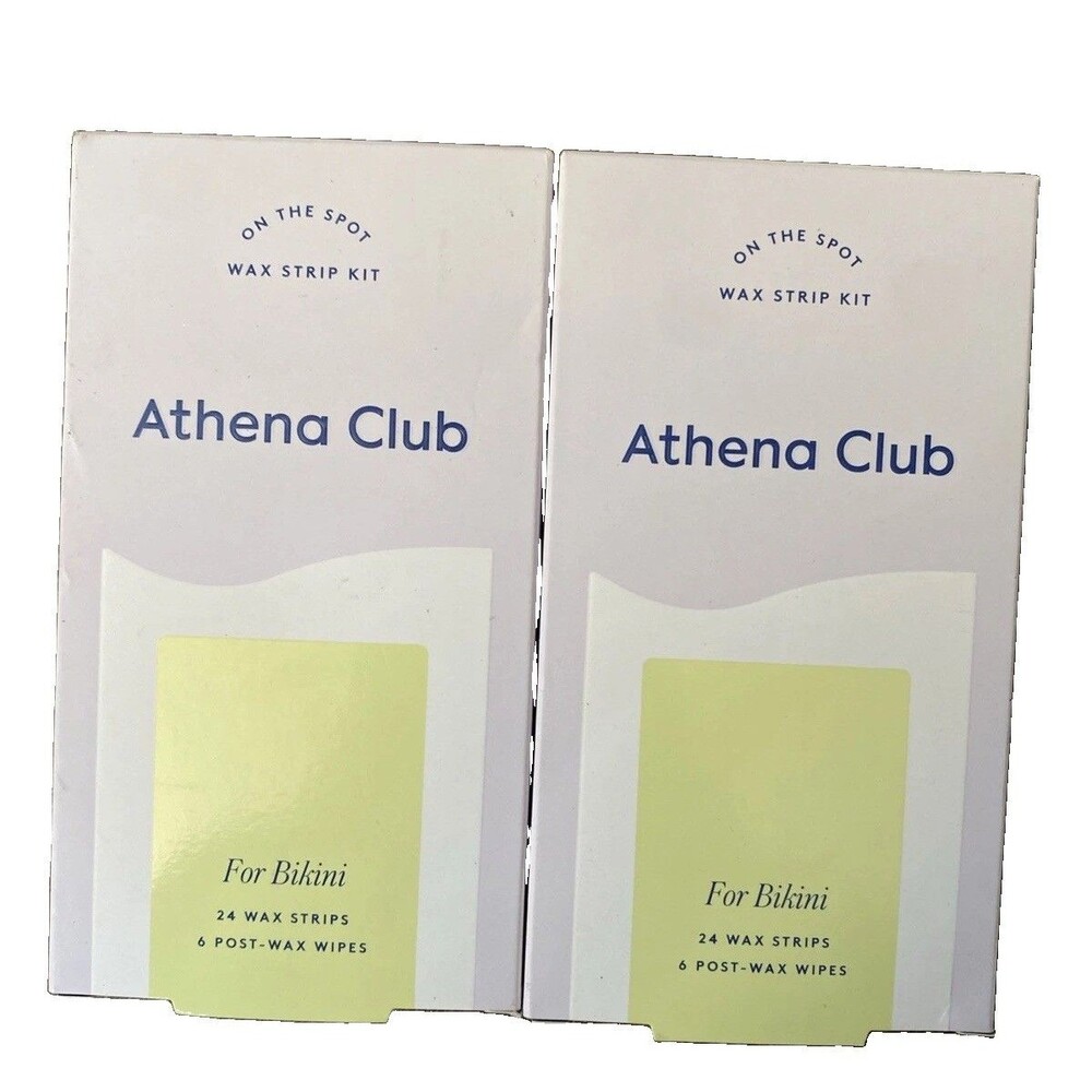 Athena Club On The Spot Wax Strip Kit For Body Vegan No Heat Required Lot Of 2